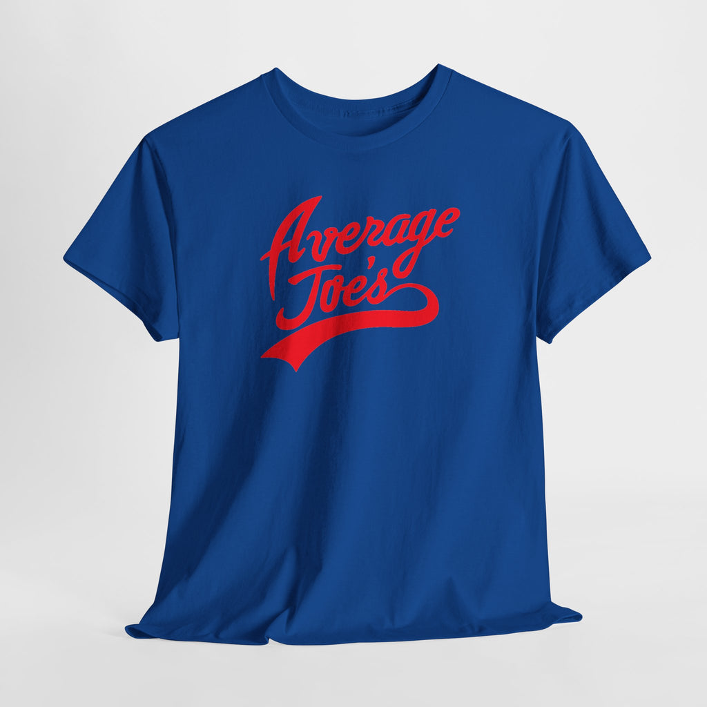 Average Joe's Graphic Tee — Retro Script White T-Shirt