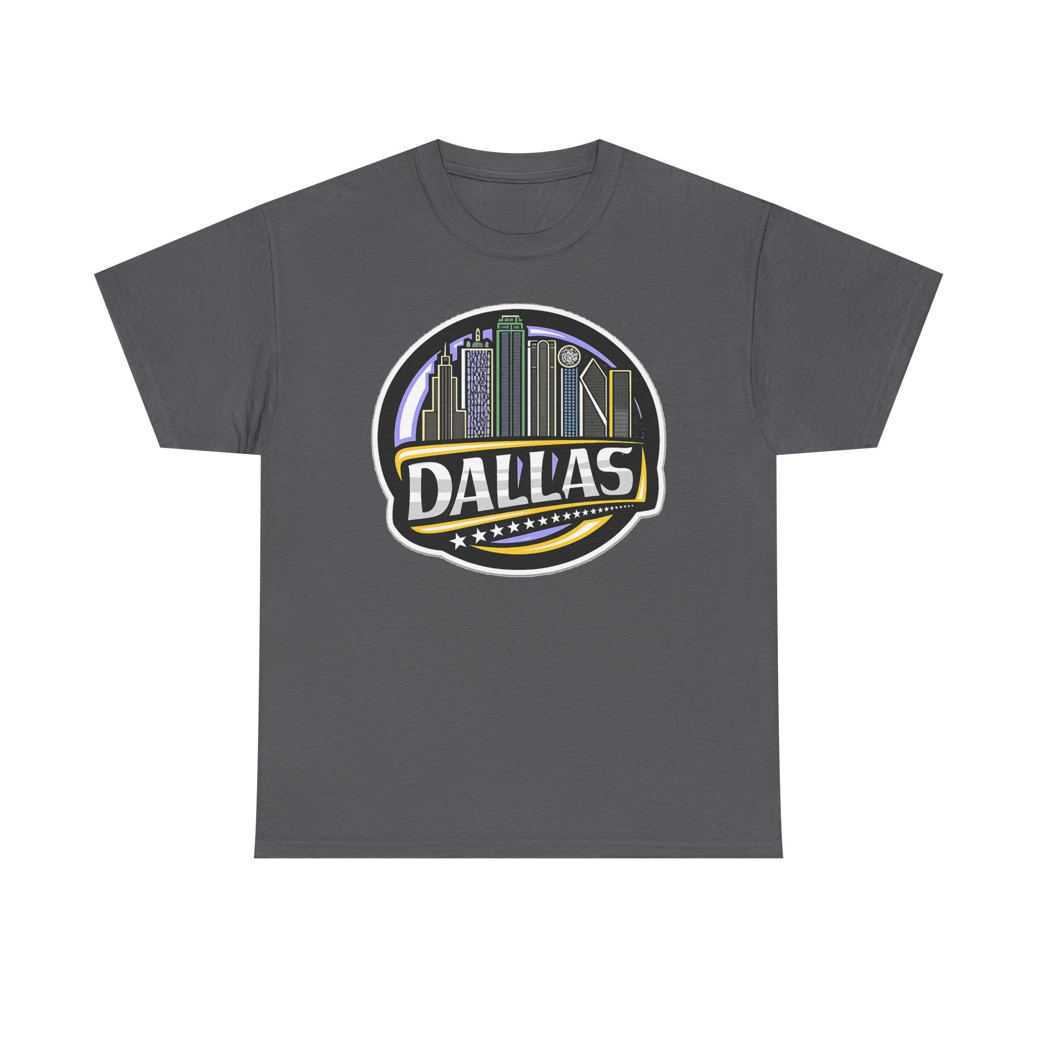 Dallas Skyline Tee — Vintage City Skyline Graphic T-Shirt