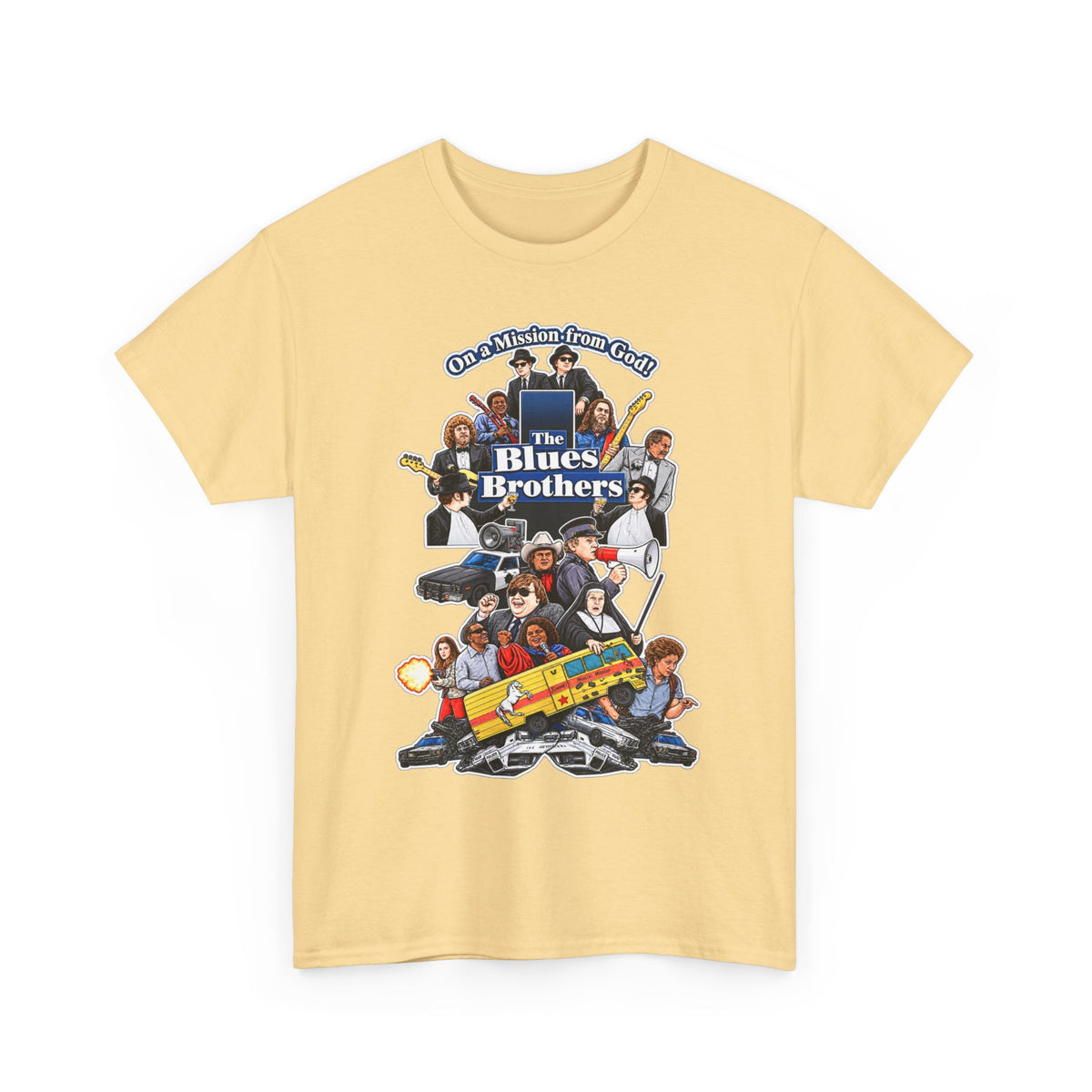 The Blues Brothers Movie Graphic Cotton T-Shirt