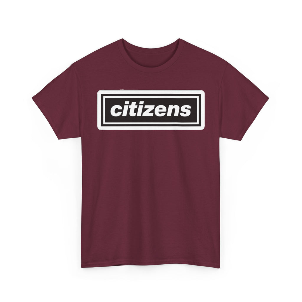Citizens Manchester City Logo T-Shirt — Minimal Retro Box-Logo Tee