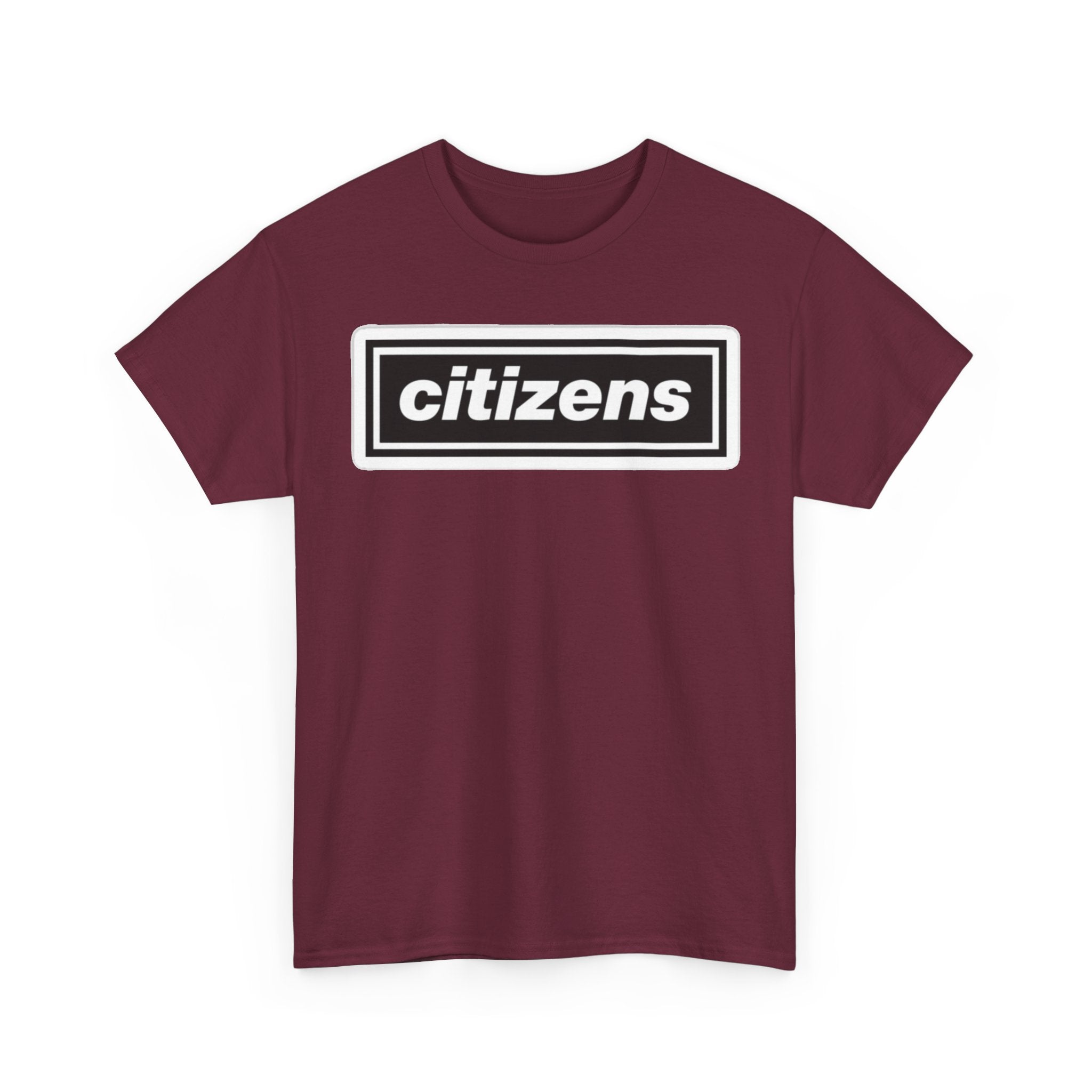 Citizens Manchester City Logo T-Shirt — Minimal Retro Box-Logo Tee