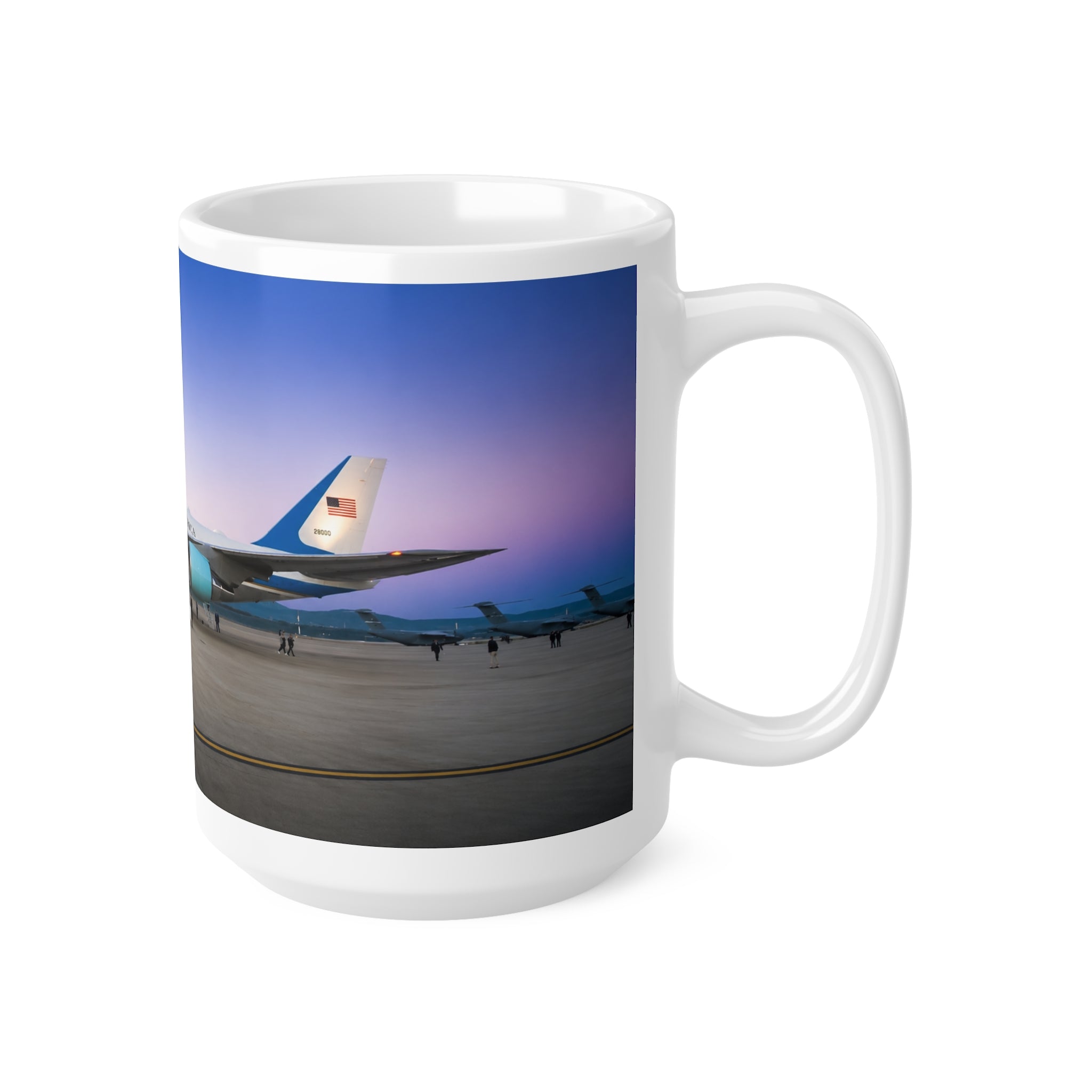 Air Force One Photo Mug — 11oz & 15oz Ceramic Coffee Cup