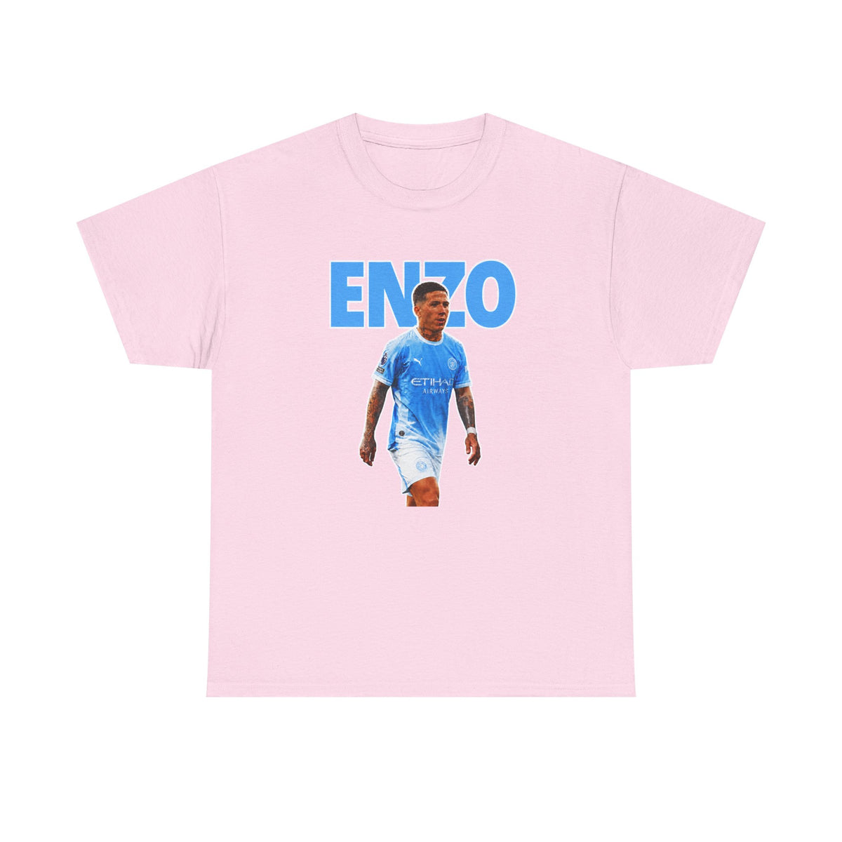 Enzo Fernandez Manchester City Inspired Cotton T-Shirt