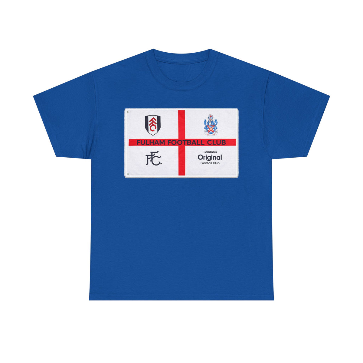 Fulham Football Club Crest Tee — St George’s Cross Football Shirt