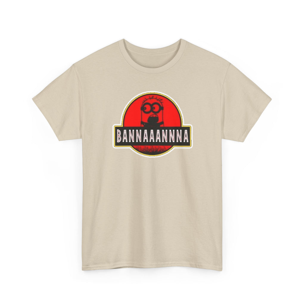 Bannaaannna Graphic Tee — Retro Red Logo Funny Banana Shirt