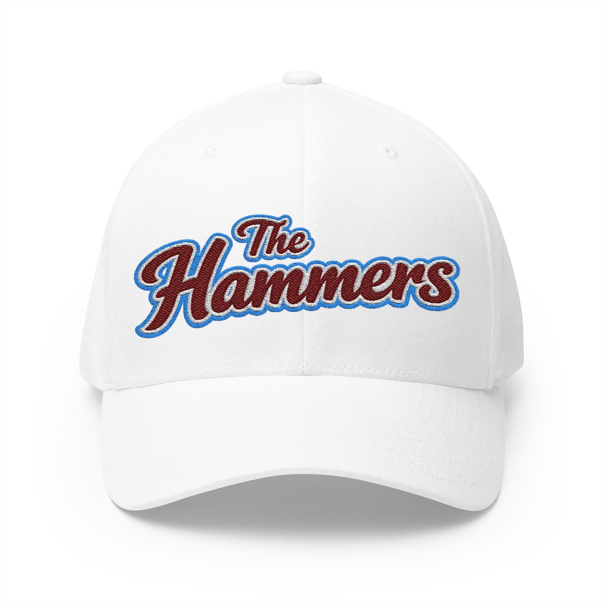 The Hammers West Ham United Embroidered Cap — Retro Script Baseball Hat