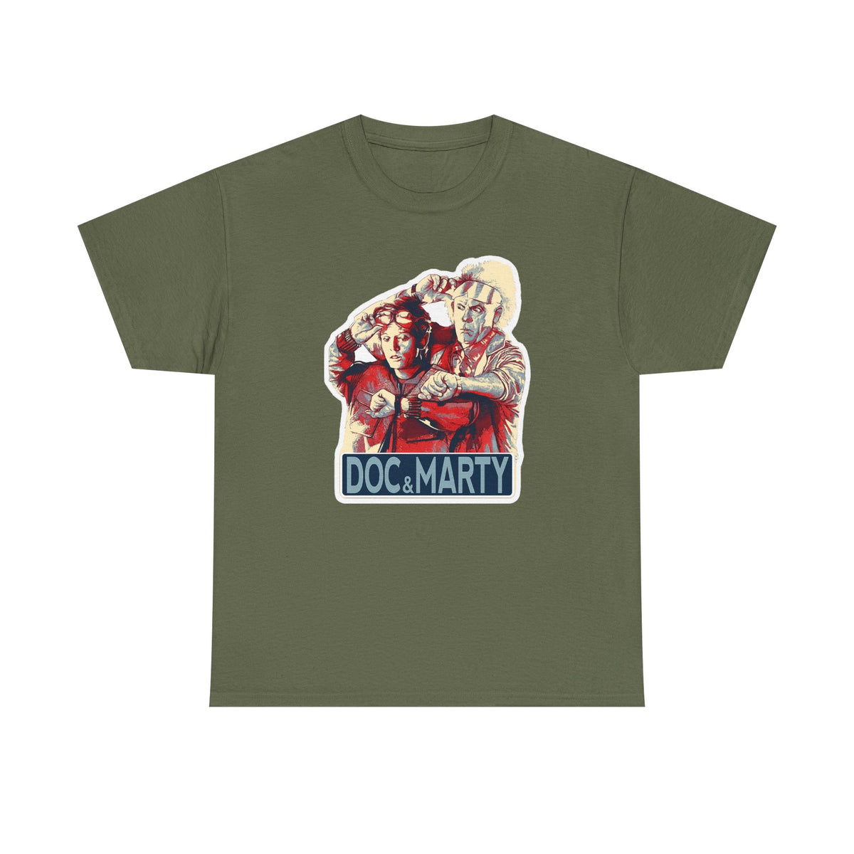 Doc & Marty Retro Graphic Cotton Tee