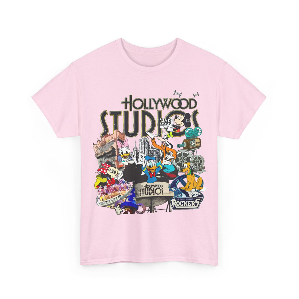 Hollywood Studios Collage T-Shirt — Vintage Theme Park Character Tee
