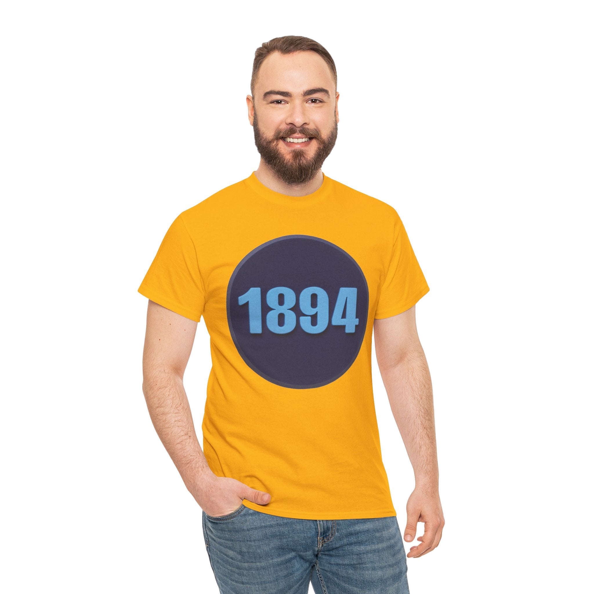 1894 Manchester City Circle Graphic Tee — Vintage Year Anniversary T-Shirt