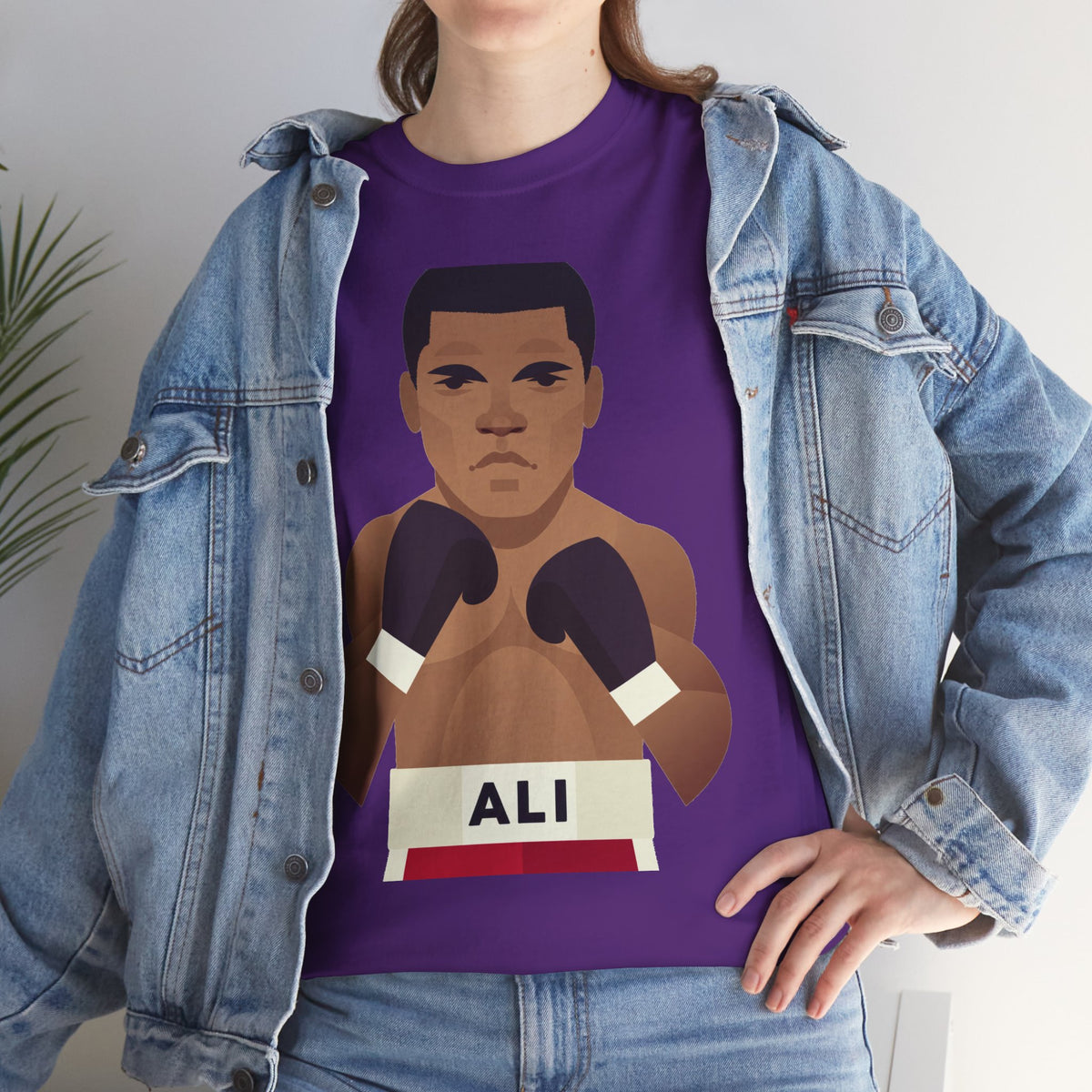 Muhammad Ali Boxing Champion Cotton T-Shirt