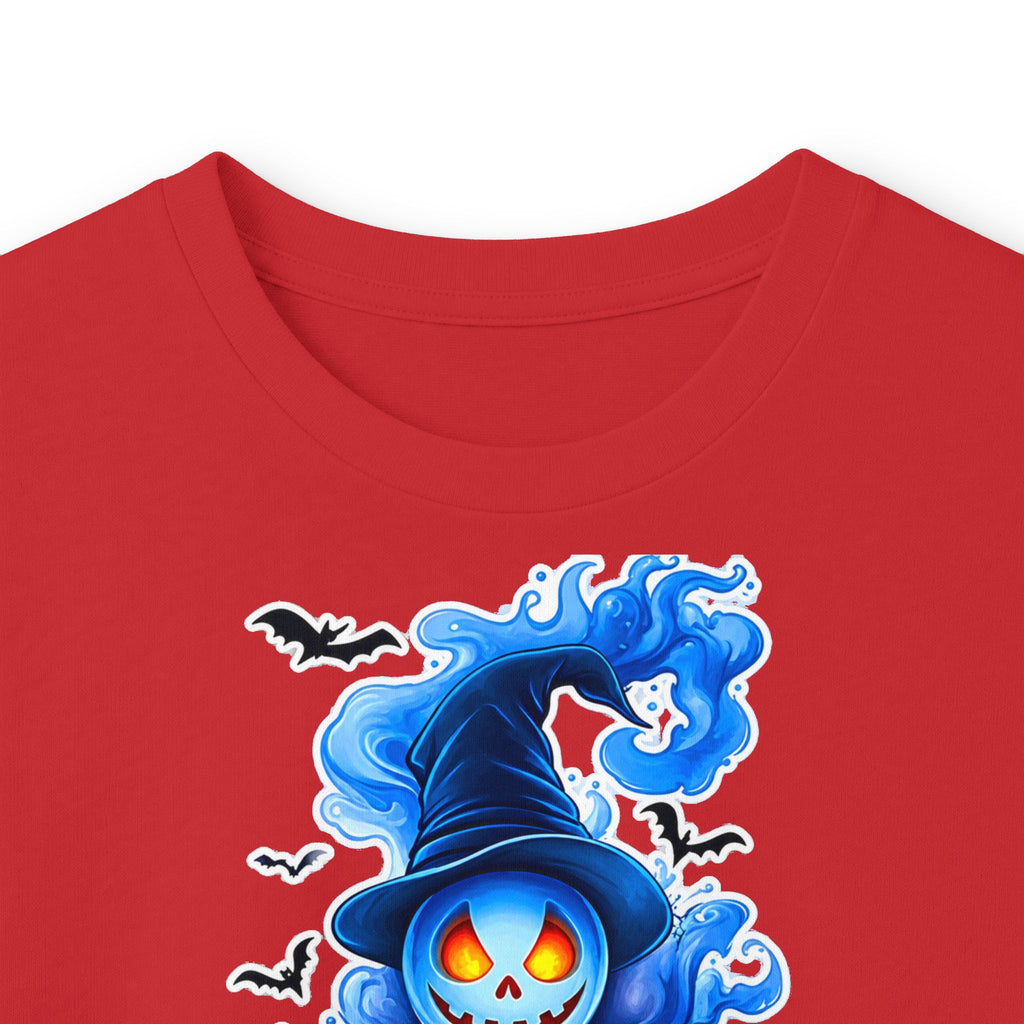 Ghost Flame Long Sleeve Tee — Spooky Blue Spirit Graphic