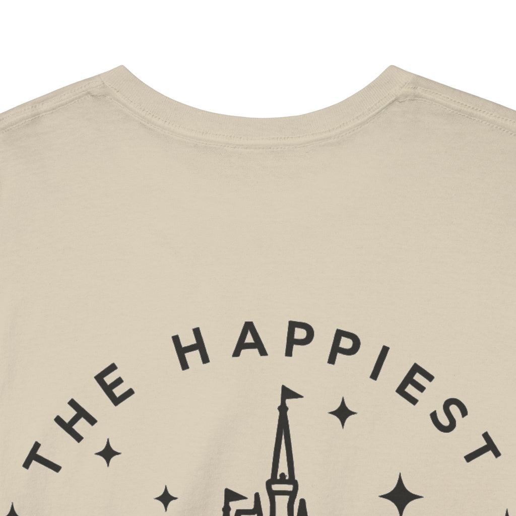 The Happiest Place on Earth Castle Graphic Cotton T-Shirt