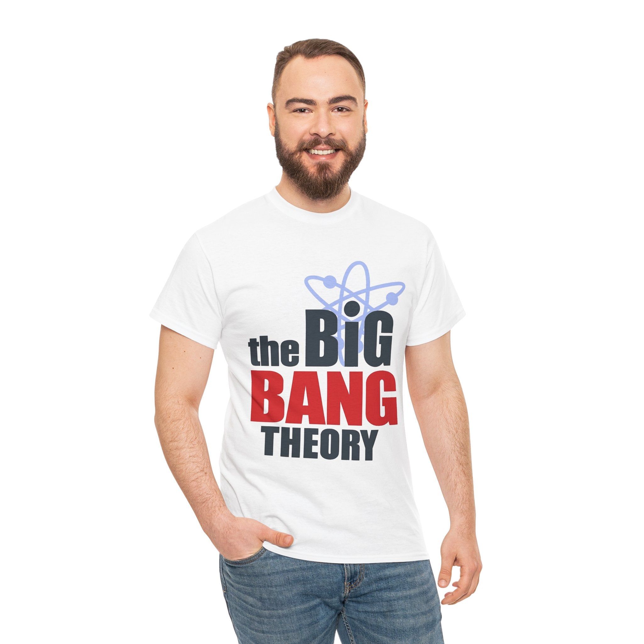 Big Bang Theory Unofficial Logo Tee — Retro Sci‑Fi TV Show T‑Shirt