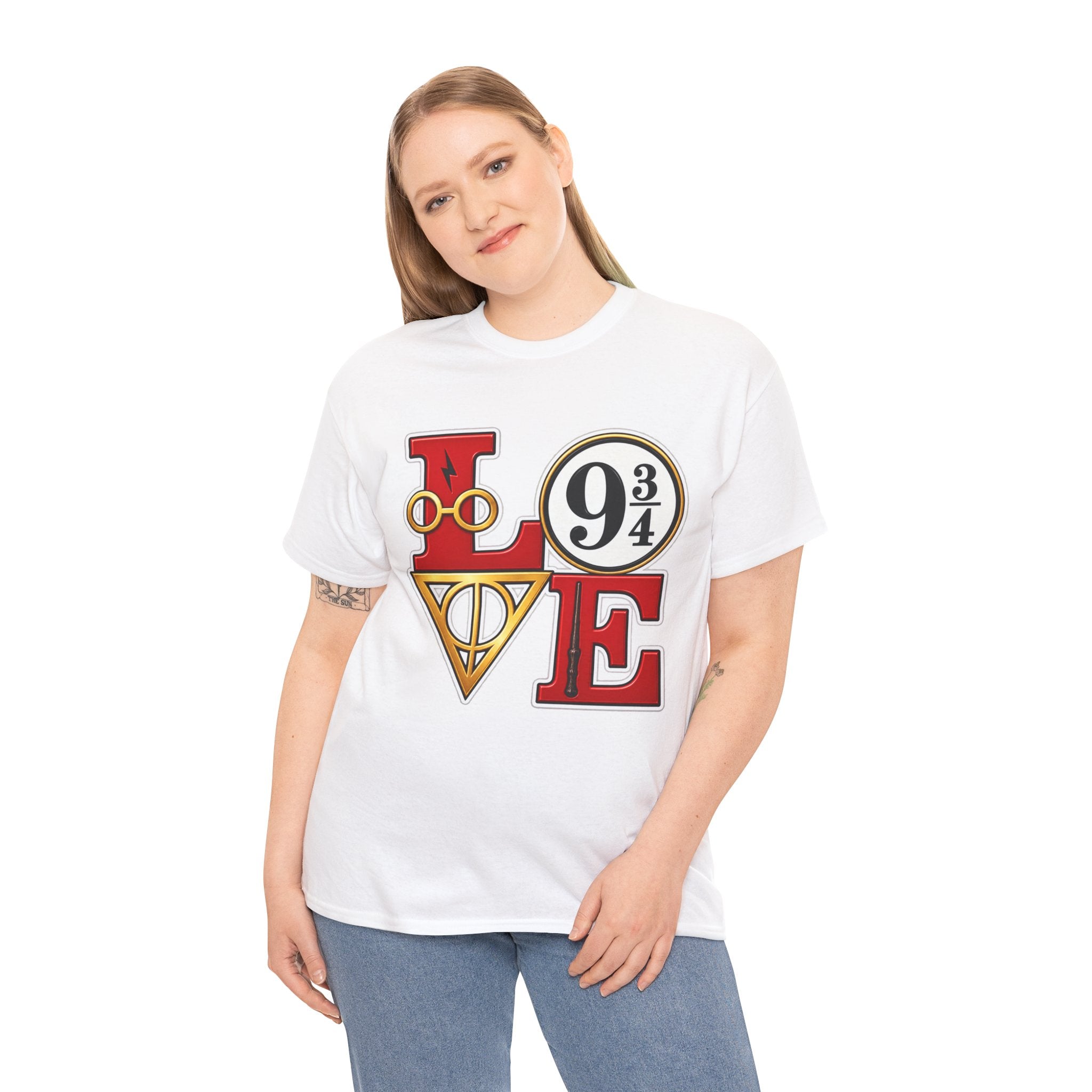Harry Potter Inspired Love 9 3/4 Wizardry Tee