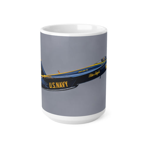 Blue Angels US Navy Jet Coffee Mug — Aviation Pilot Gift (11oz, 15oz)