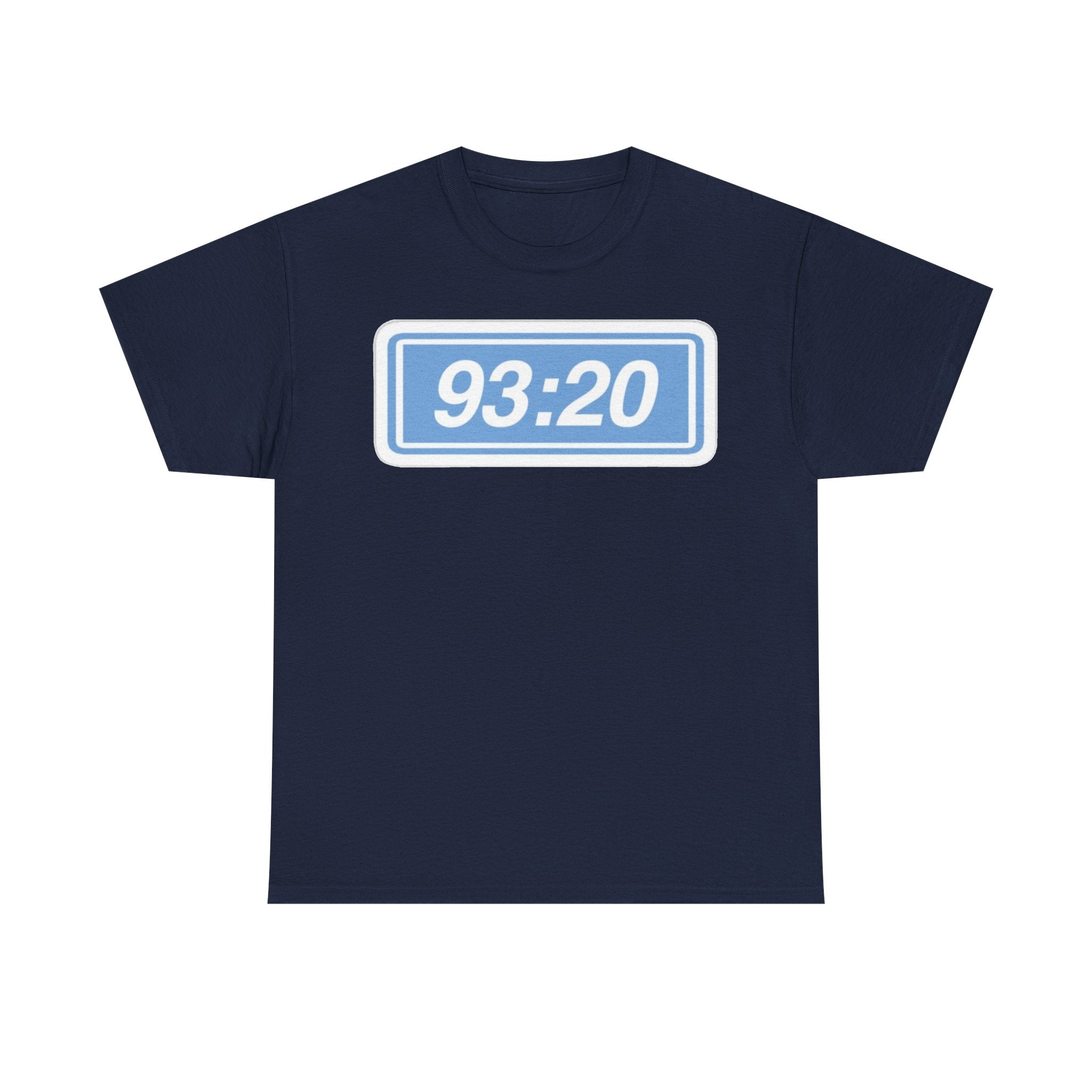 Manchester City 93:20 Tee — Minimal Retro Graphic T‑Shirt