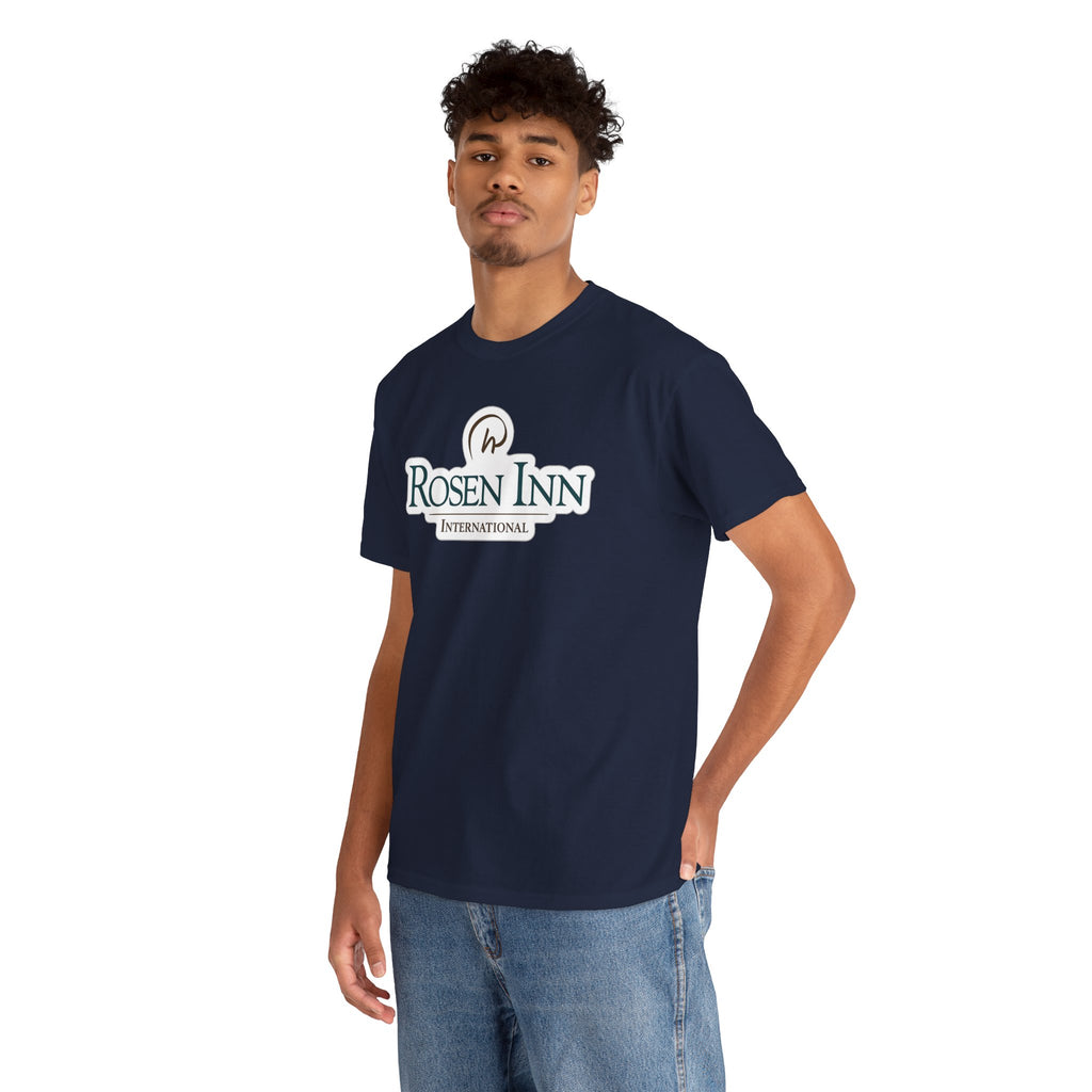 Rosen Inn International Inspired Logo Cotton T-Shirt Tee