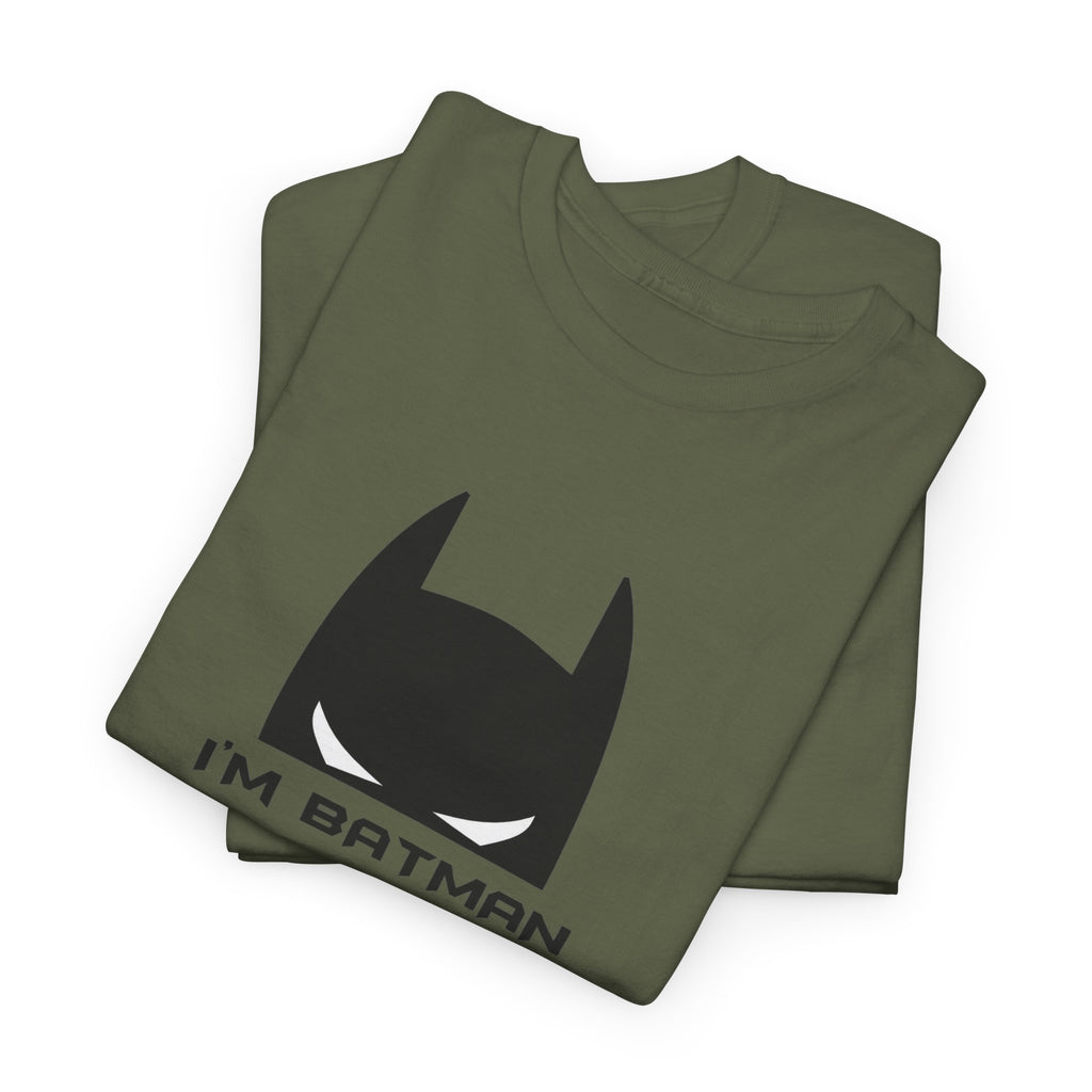 I'm Batman Graphic Tee — Funny Superhero Mask T-Shirt