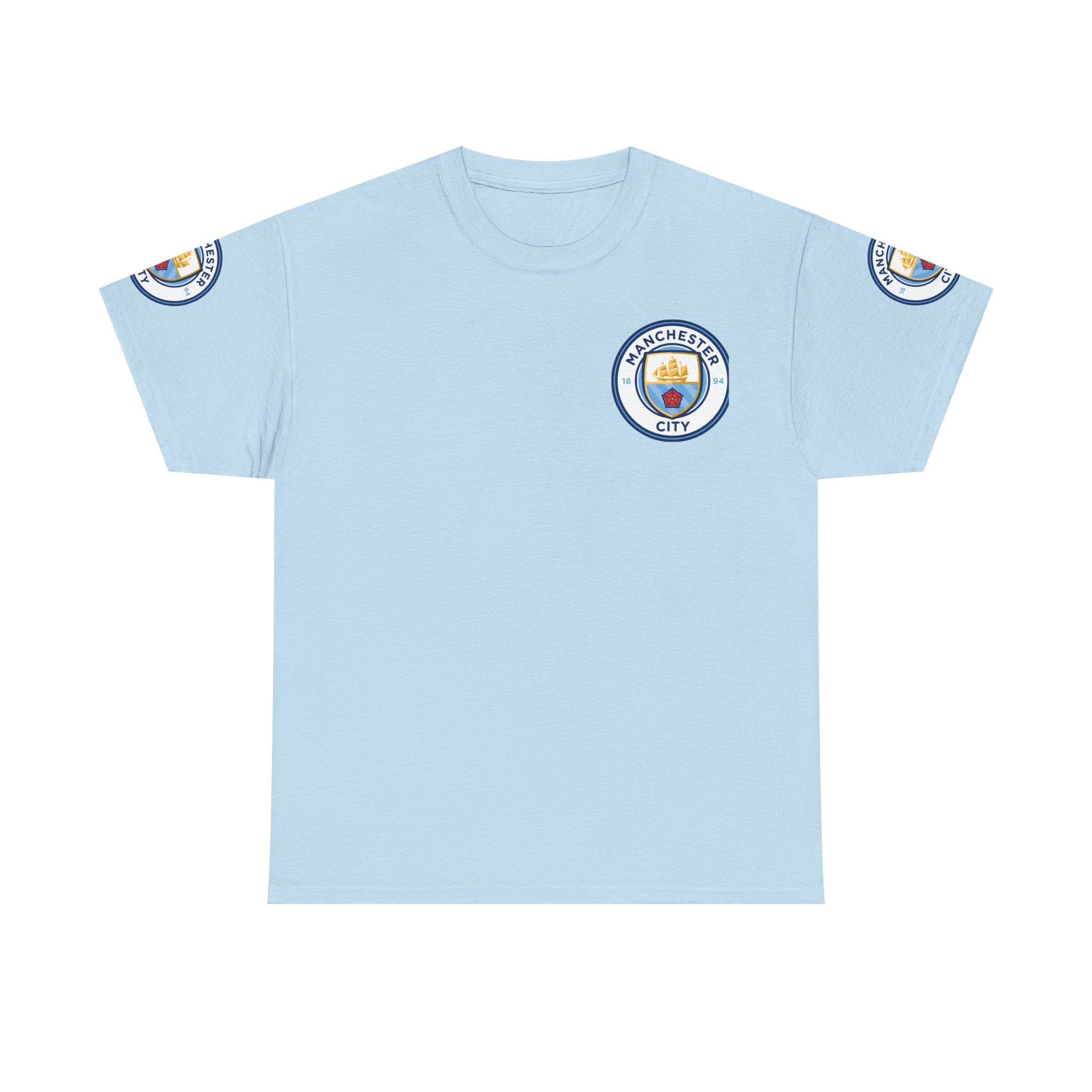 Manchester City Crest T-Shirt — Football Club Logo Tee