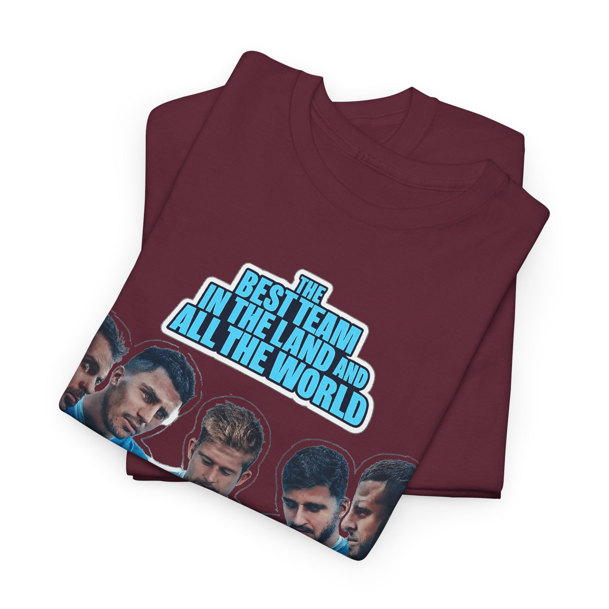 Manchester City — "Best Team in the Land and All the World" Cotton T-Shirt