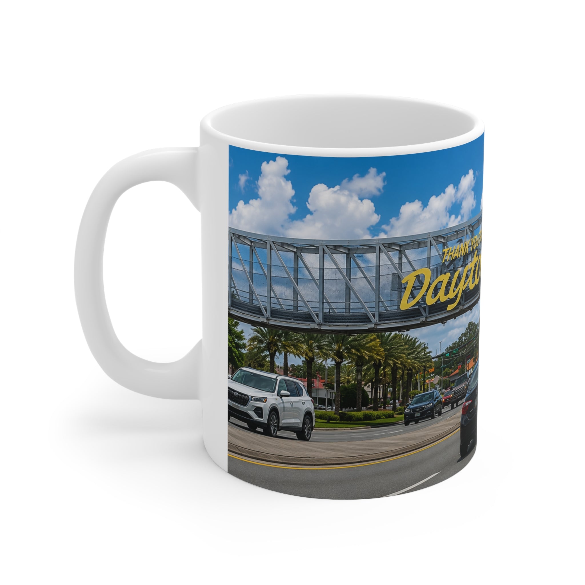 Daytona Beach Scenic Photo Mug — Ceramic Coffee Cup (11oz & 15oz)