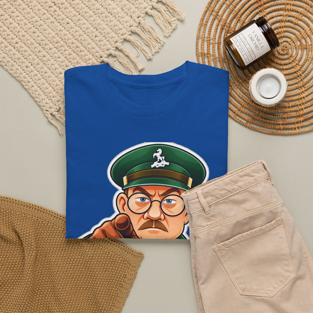 Don’t Tell Him Pike T-Shirt — Vintage Military Sergeant Pointing Graphic Tee