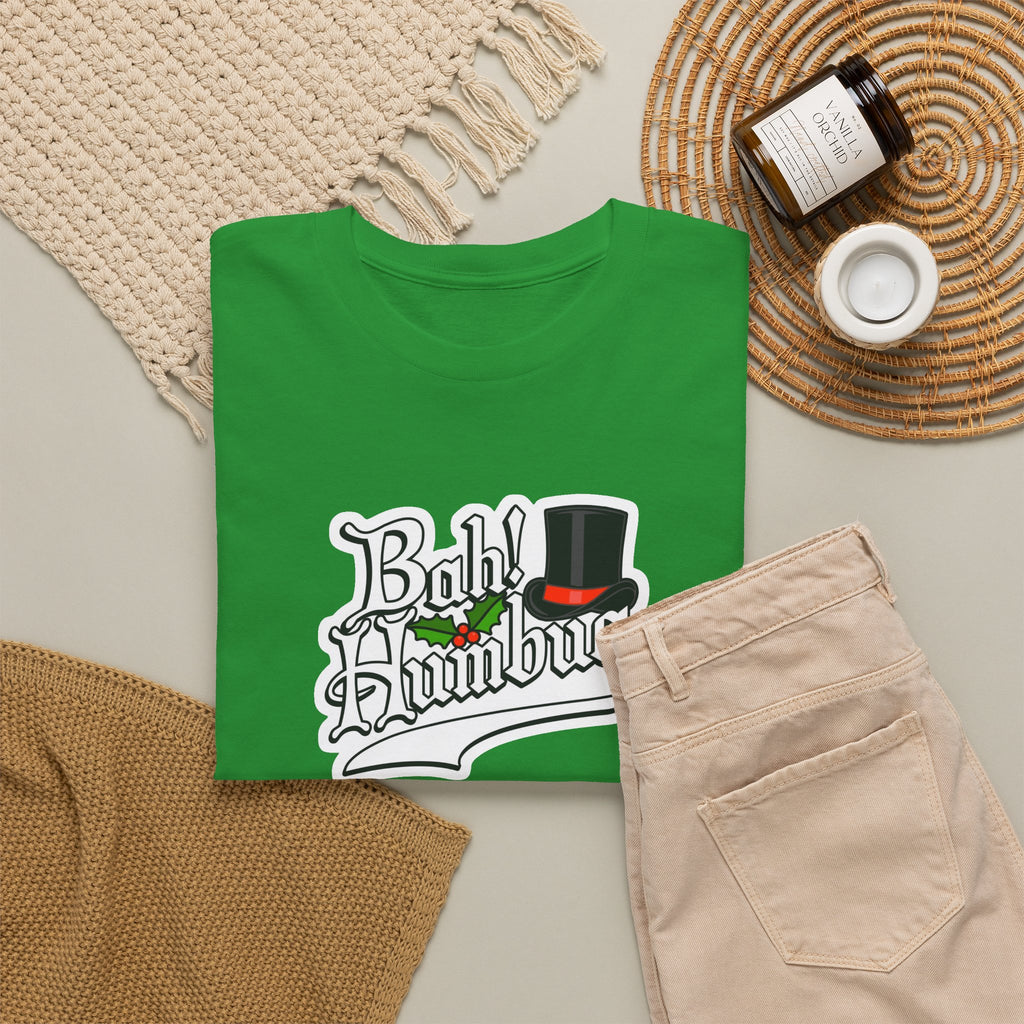 Bah Humbug Christmas Graphic Cotton T-Shirt / Tee
