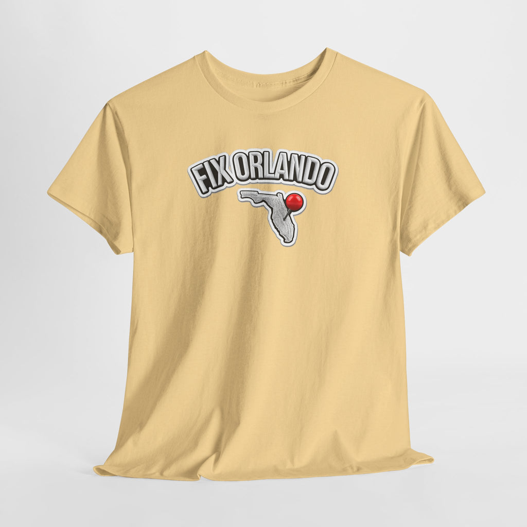 Fix Orlando T-Shirt — Florida Map with Bowling Pin Local Pride Tee
