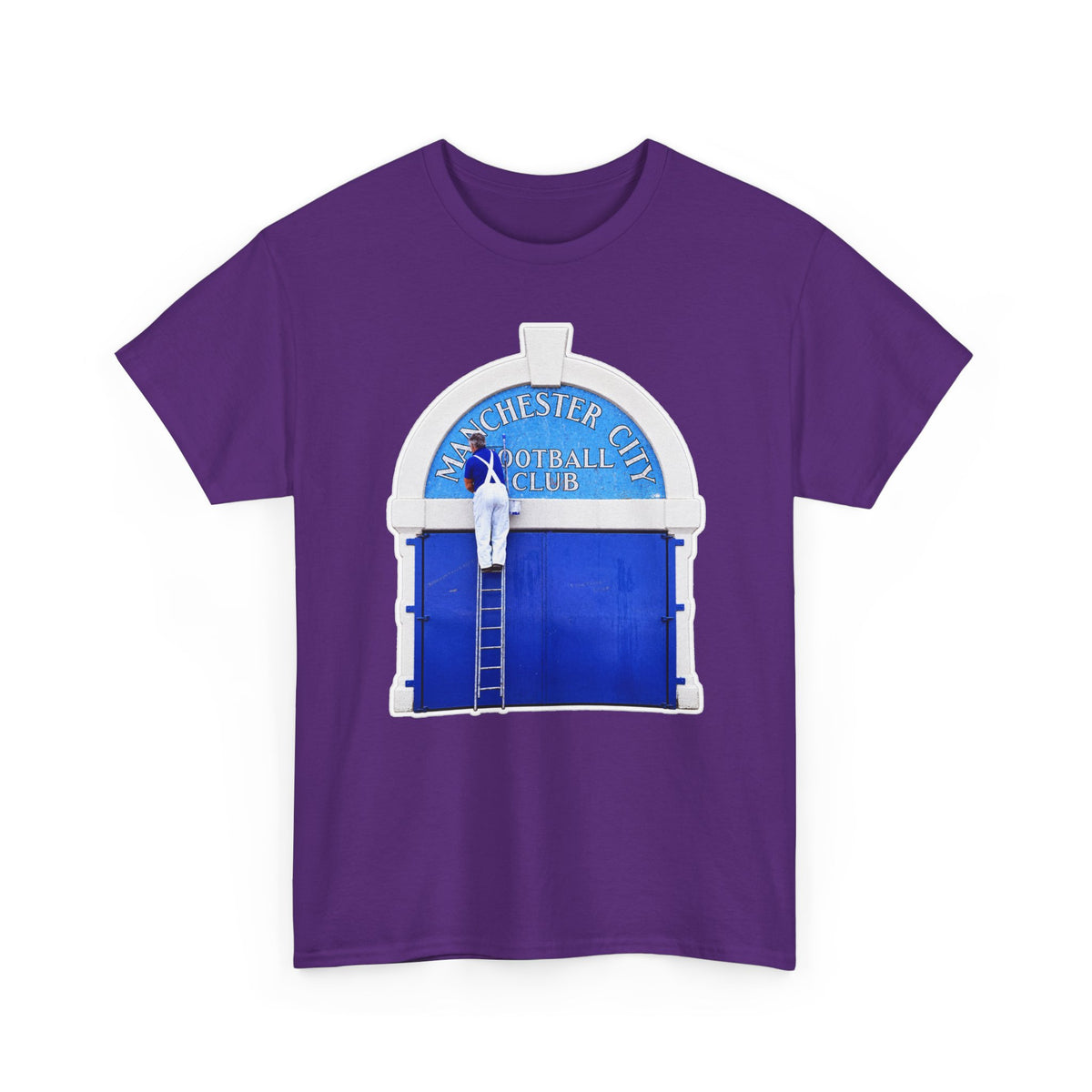 Manchester City Maine Road Inspired Cotton T-Shirt