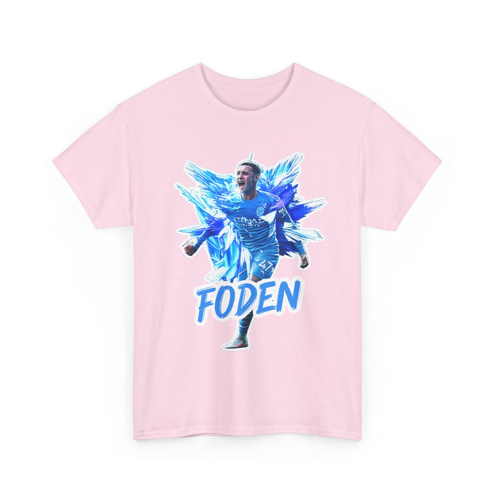 Phil Foden Manchester City Soccer T‑Shirt — Blue Graphic Football Fan Tee