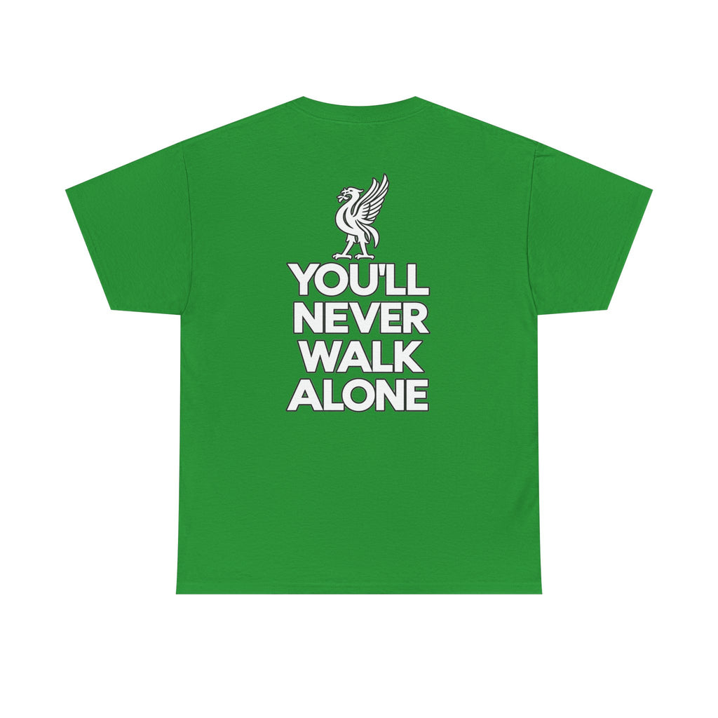 You'll Never Walk Alone T‑Shirt — Liverpool FC Crest Cotton Tee