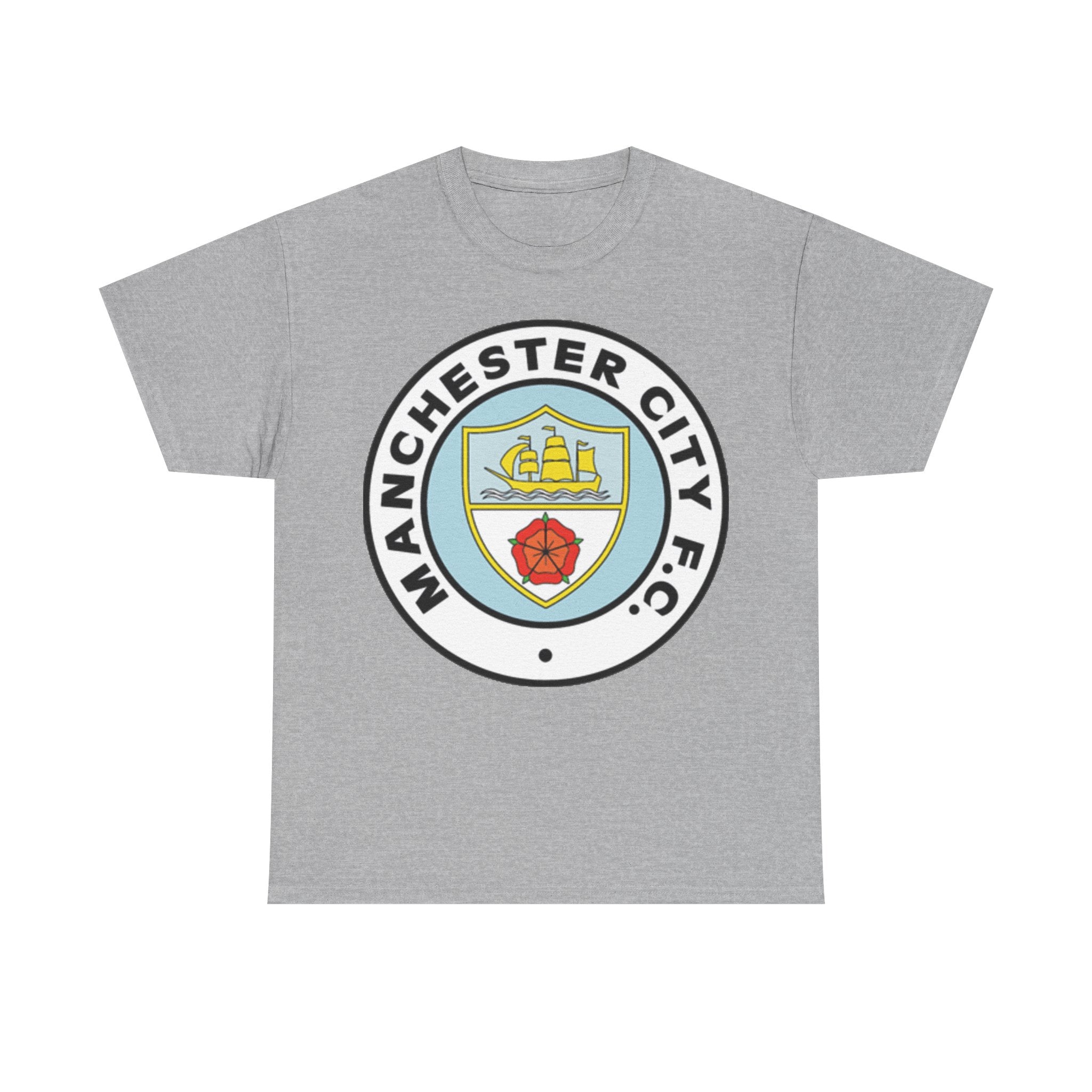 Manchester City F.C. Retro Crest T-Shirt – Retro Football Fan Tee