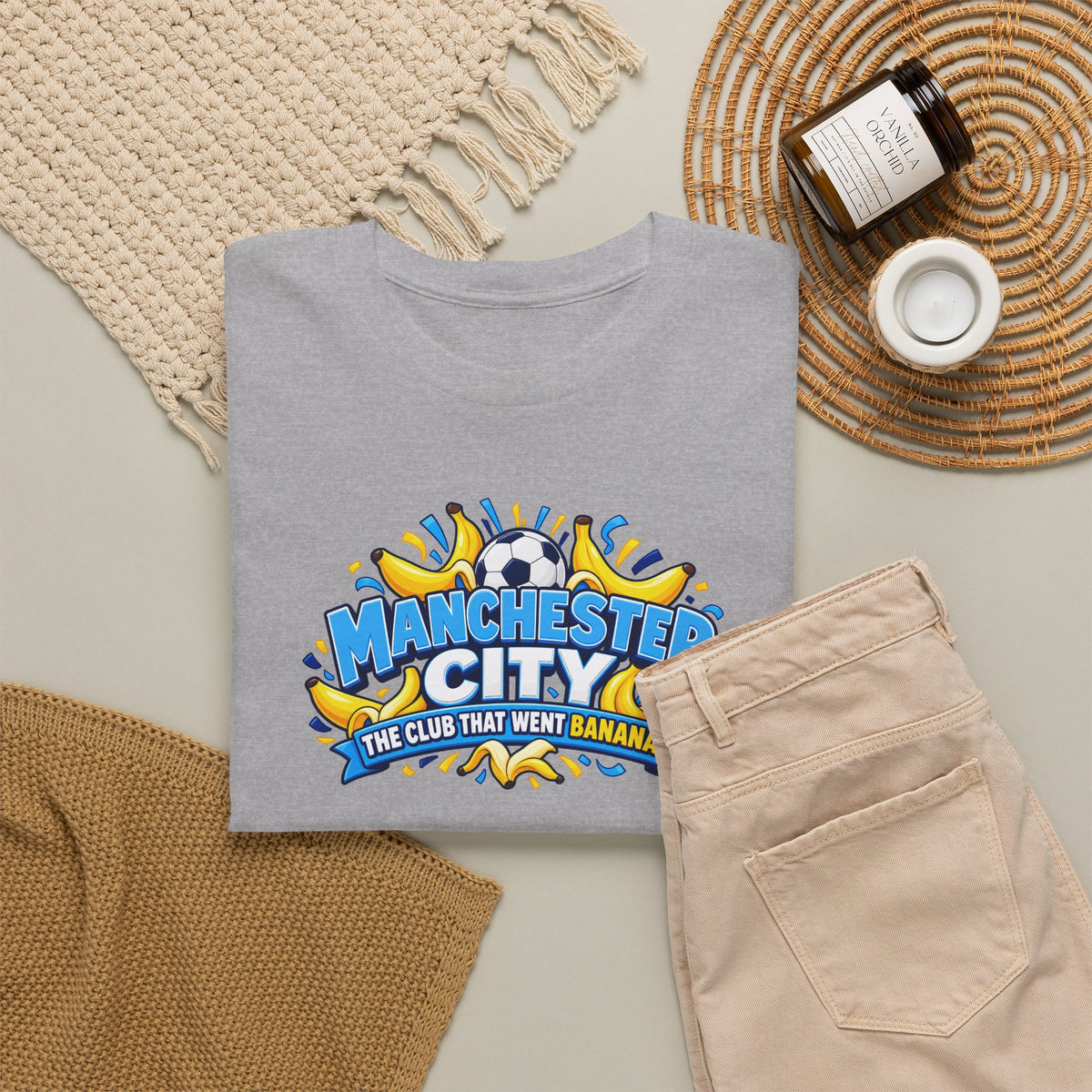 Manchester City "The Club That Went Bananas" Cotton T-Shirt