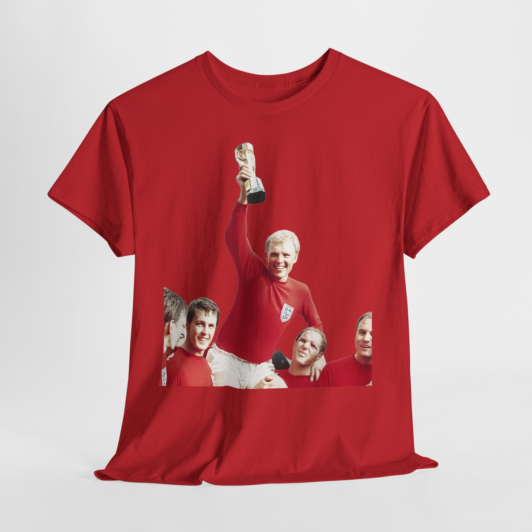 England 1966 World Cup Winners Tee — Retro Team Celebration T-Shirt