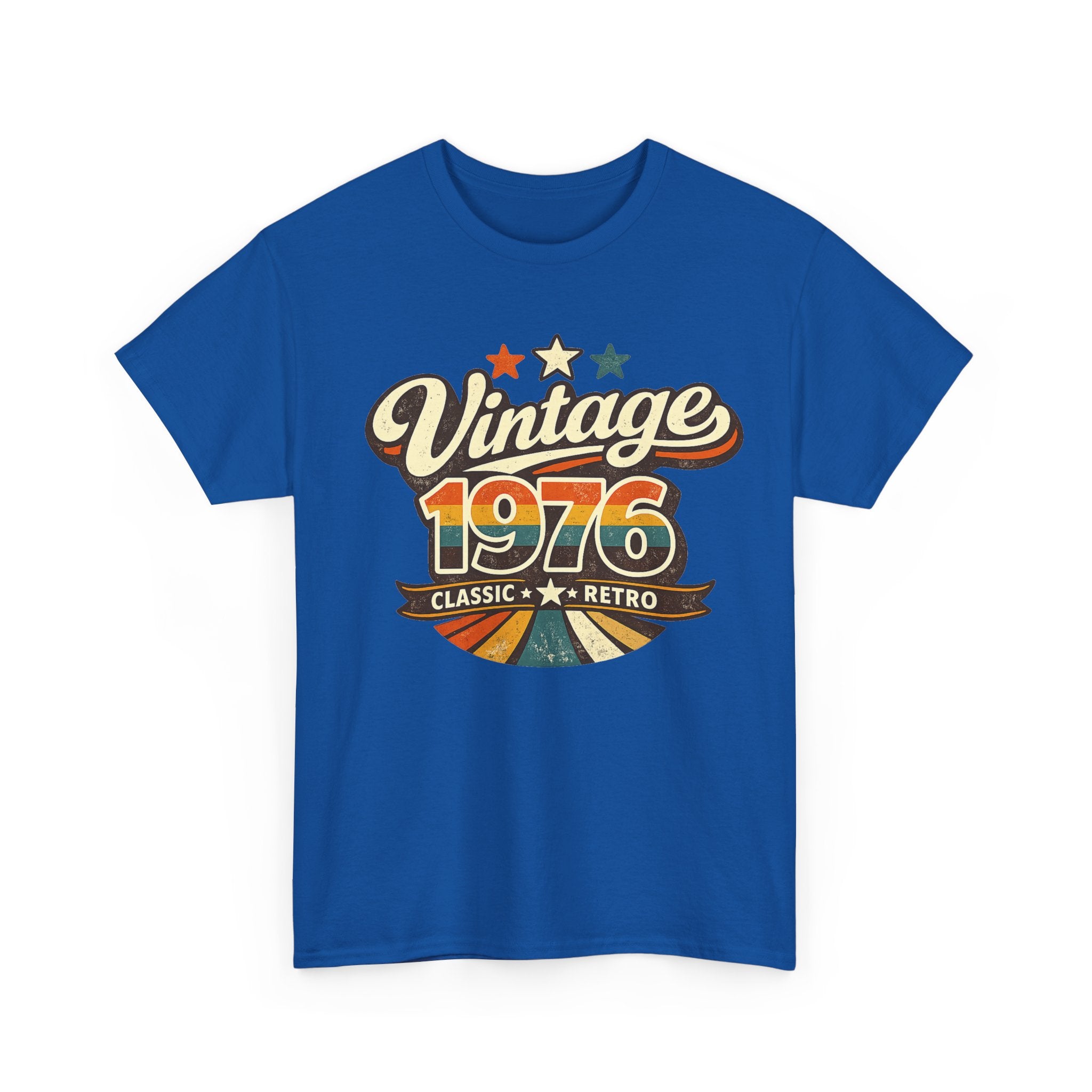 Vintage 1976 Retro Graphic Tee — Classic Birthday or Anniversary Gift