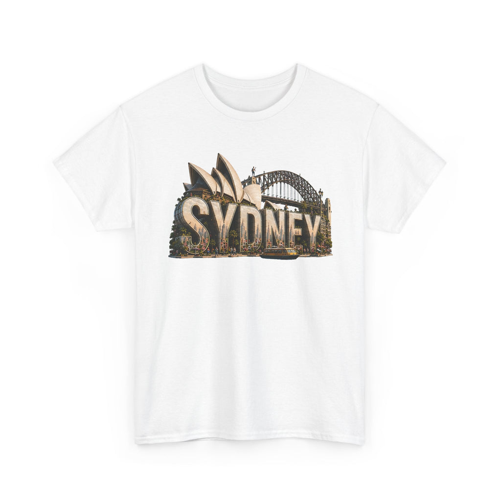 Sydney Landmark T‑Shirt — Vintage Sydney Opera House & Harbour Bridge Tee