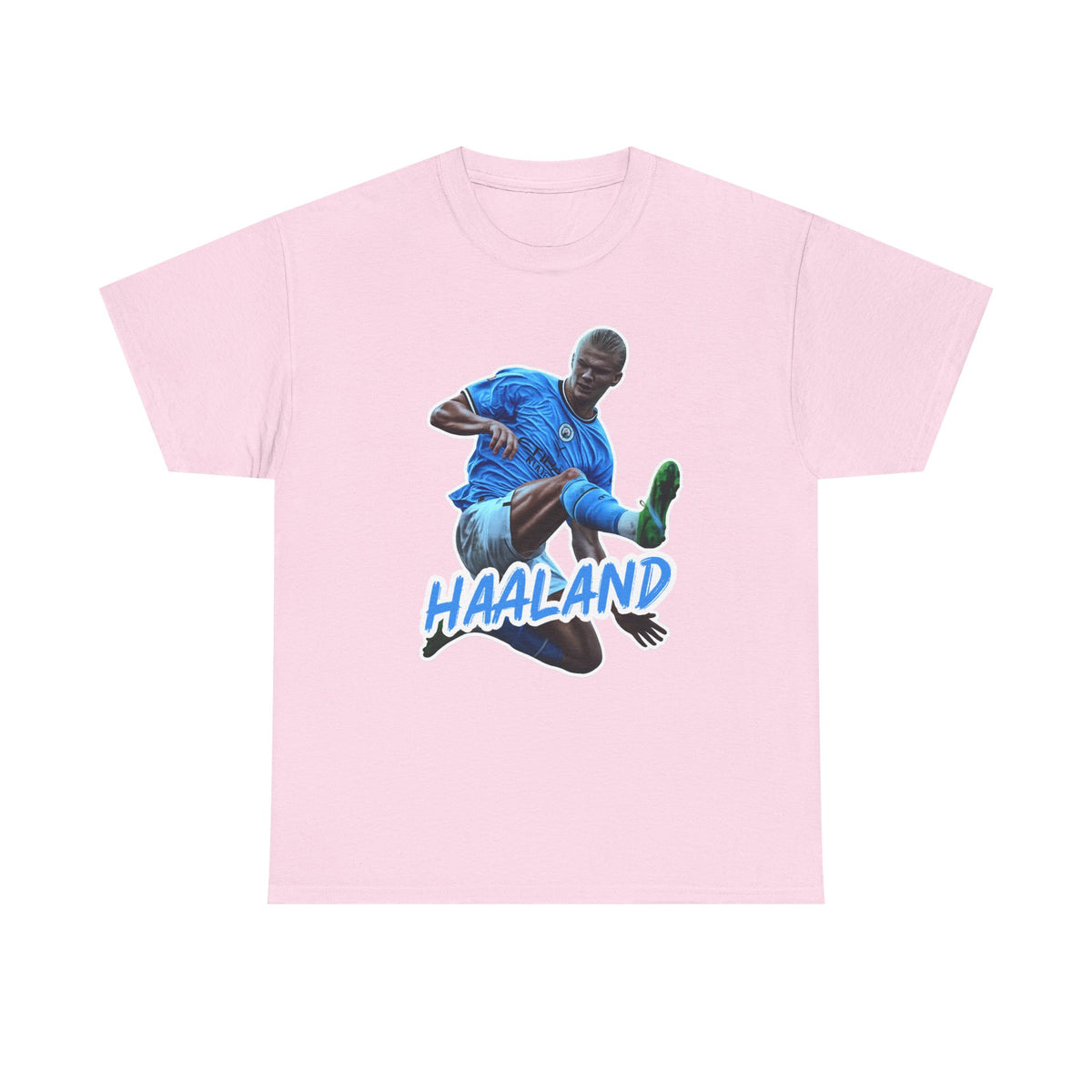 Erling Haaland Manchester City Soccer T‑Shirt – Dynamic Action Graphic Tee