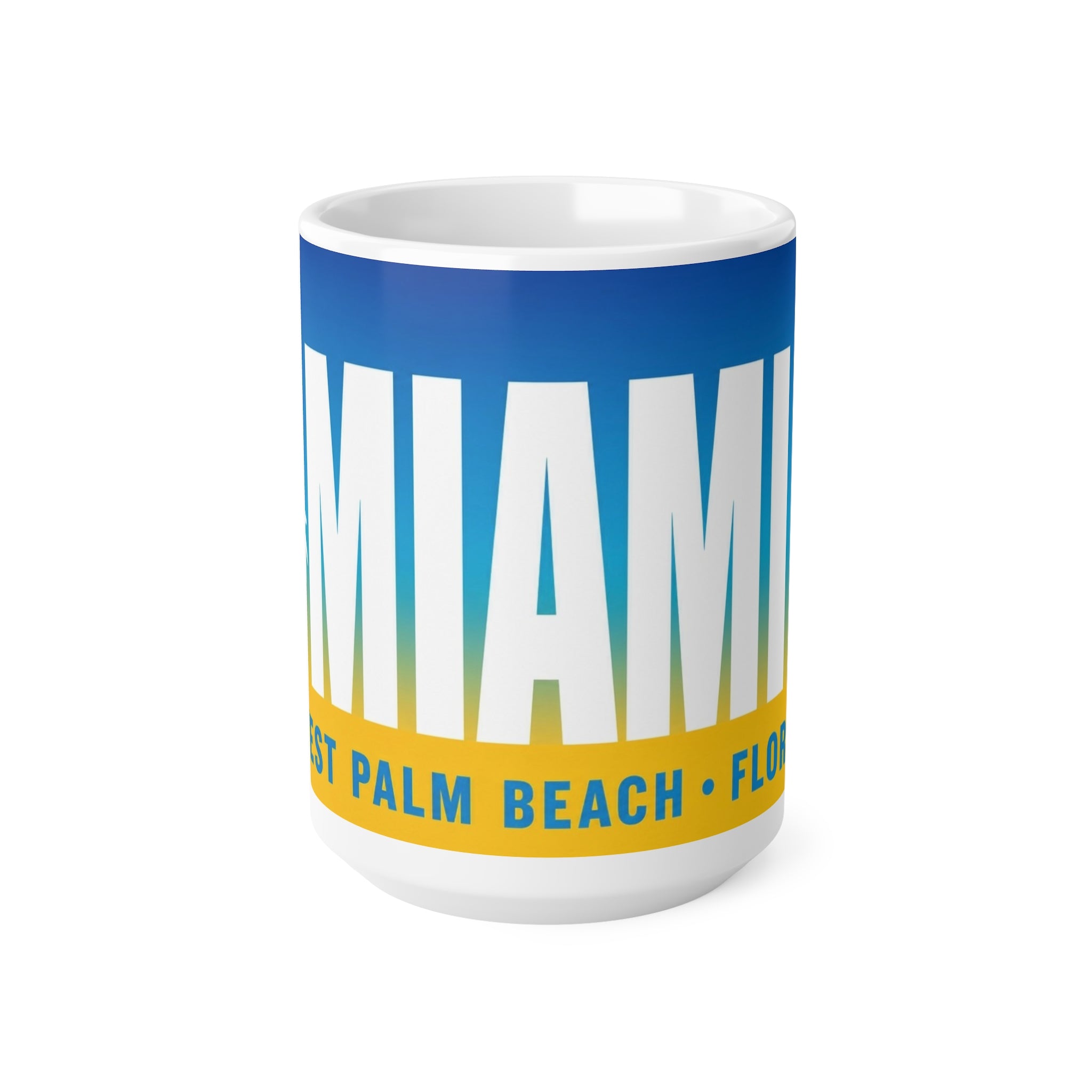 Miami West Palm Beach Coffee Mug — Retro Beach Vibes 11oz/15oz