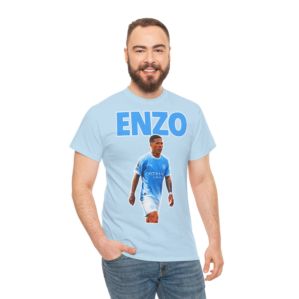 Enzo Fernandez Manchester City Inspired Cotton T-Shirt