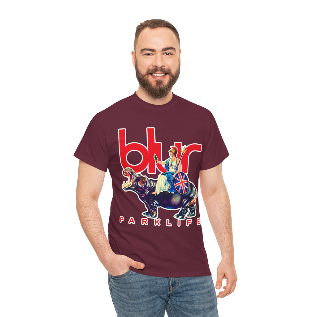 Blur PARKLIFE British Bulldog Graphic Cotton T-Shirt