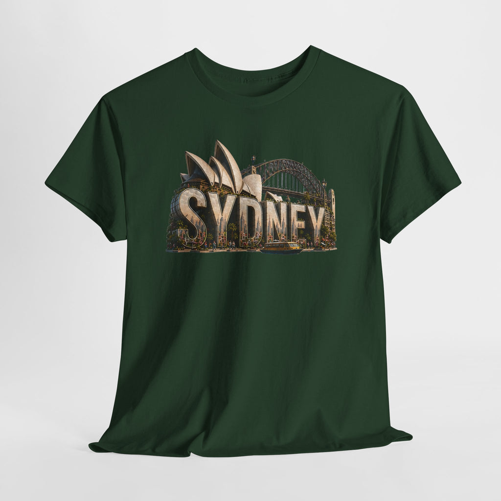 Sydney Landmark T‑Shirt — Vintage Sydney Opera House & Harbour Bridge Tee