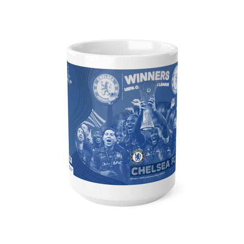 Chelsea 2025 UEFA Conference League Winners Ceramic Coffee Mug — Winners 11oz/15oz