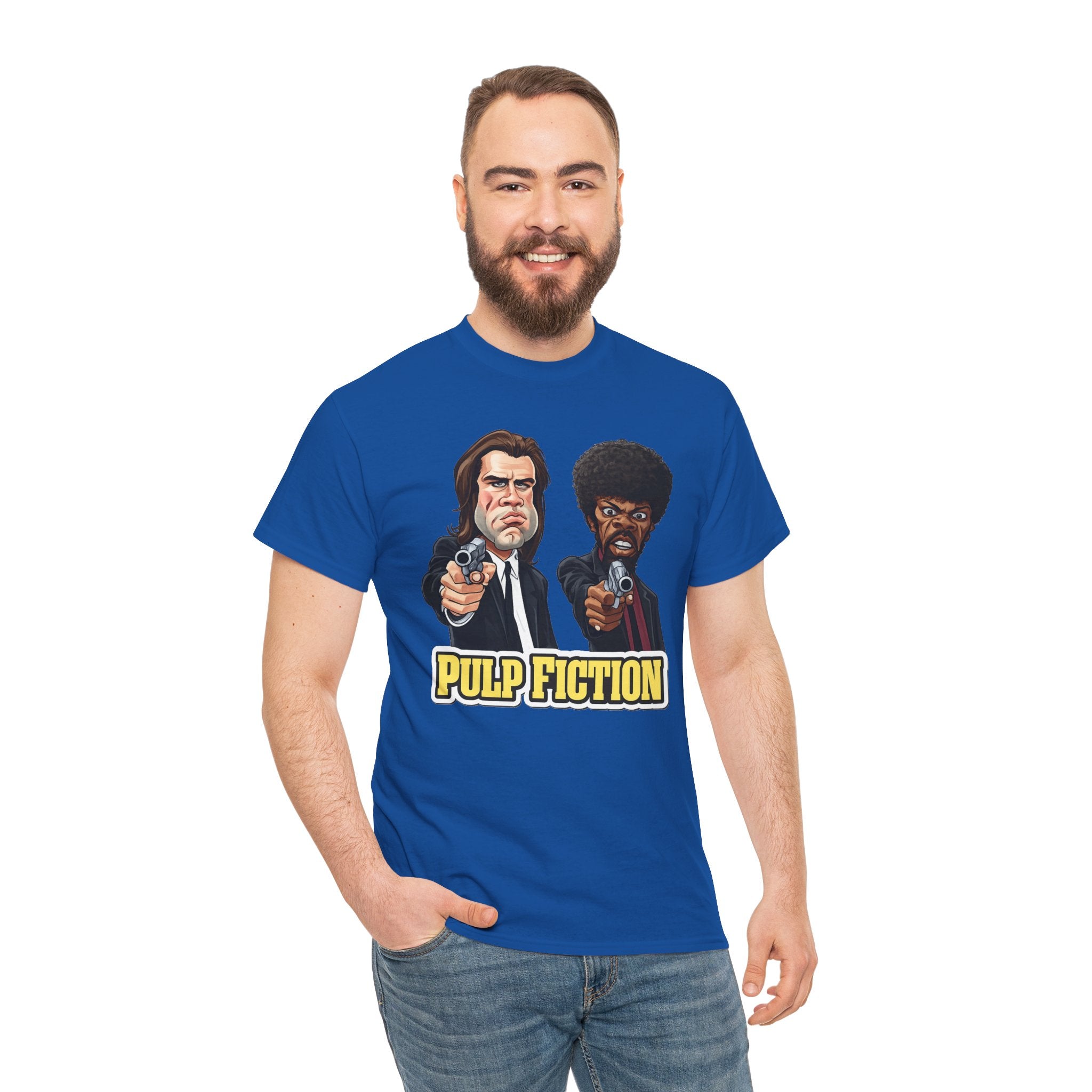 Pulp Fiction Graphic Tee - Retro Movie Poster T-Shirt