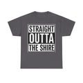 T-Shirt — "Straight Outta The Shire" Funny Hobbit Travel Tee