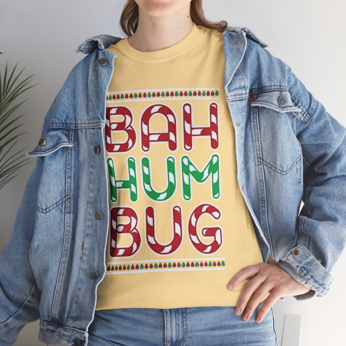 Bah Humbug Christmas Cotton T-Shirt