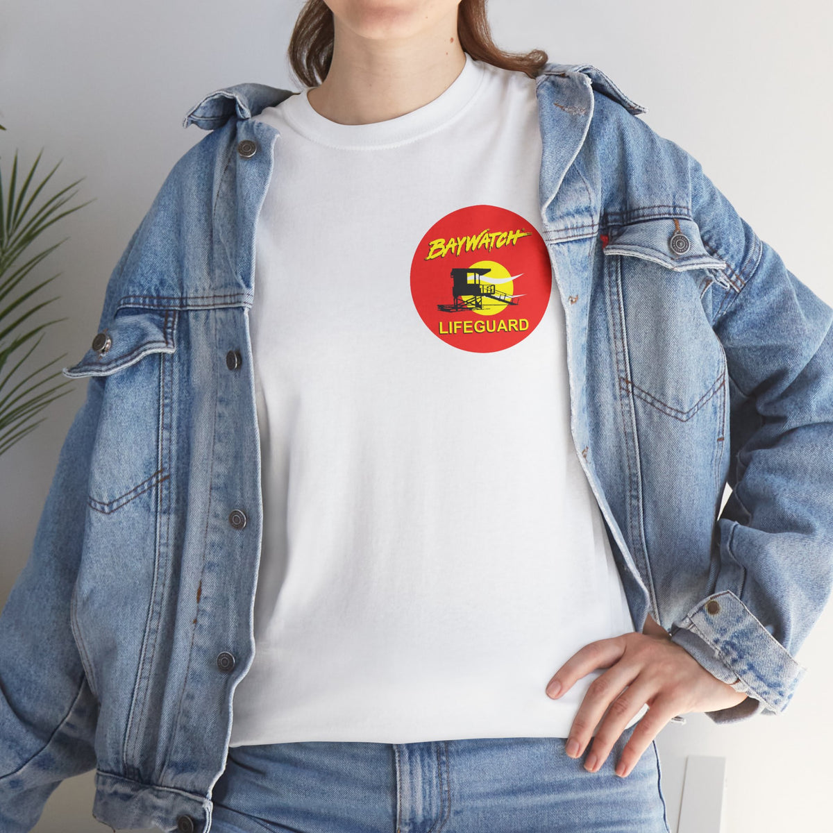 Baywatch Lifeguard Graphic Cotton T-Shirt