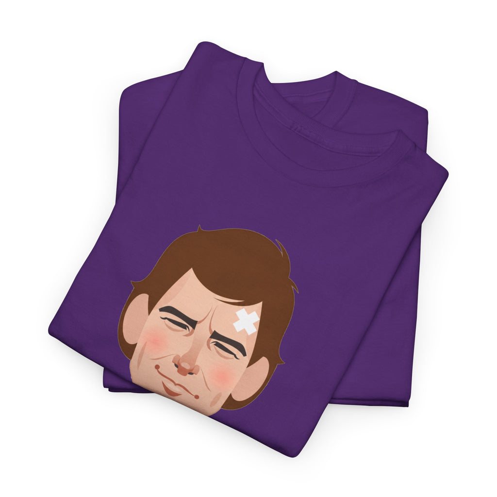 Bryan Robson Manchester United Legend Portrait Cotton T-Shirt