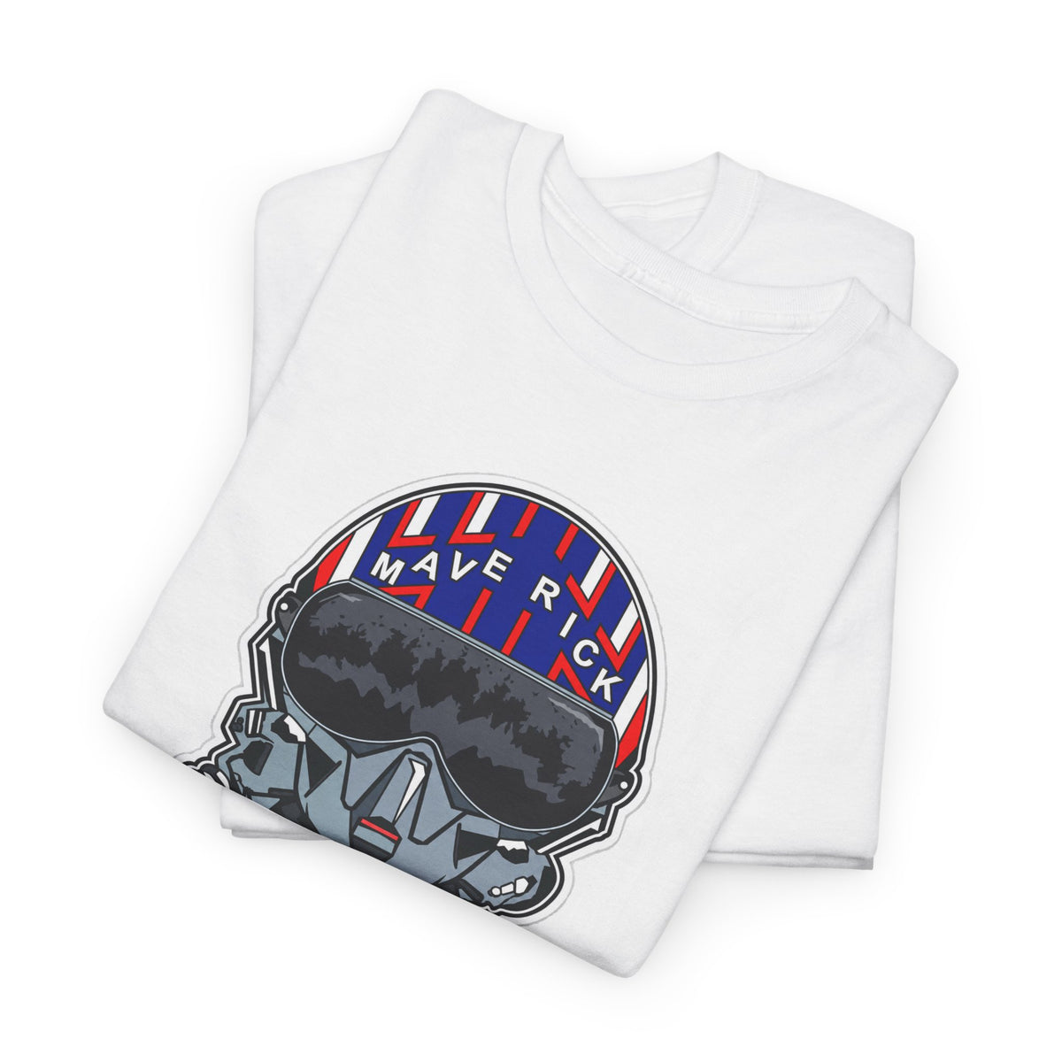 Skull Pilgrim Tee — Retro Striped 'Maverick' Helmet Graphic Shirt