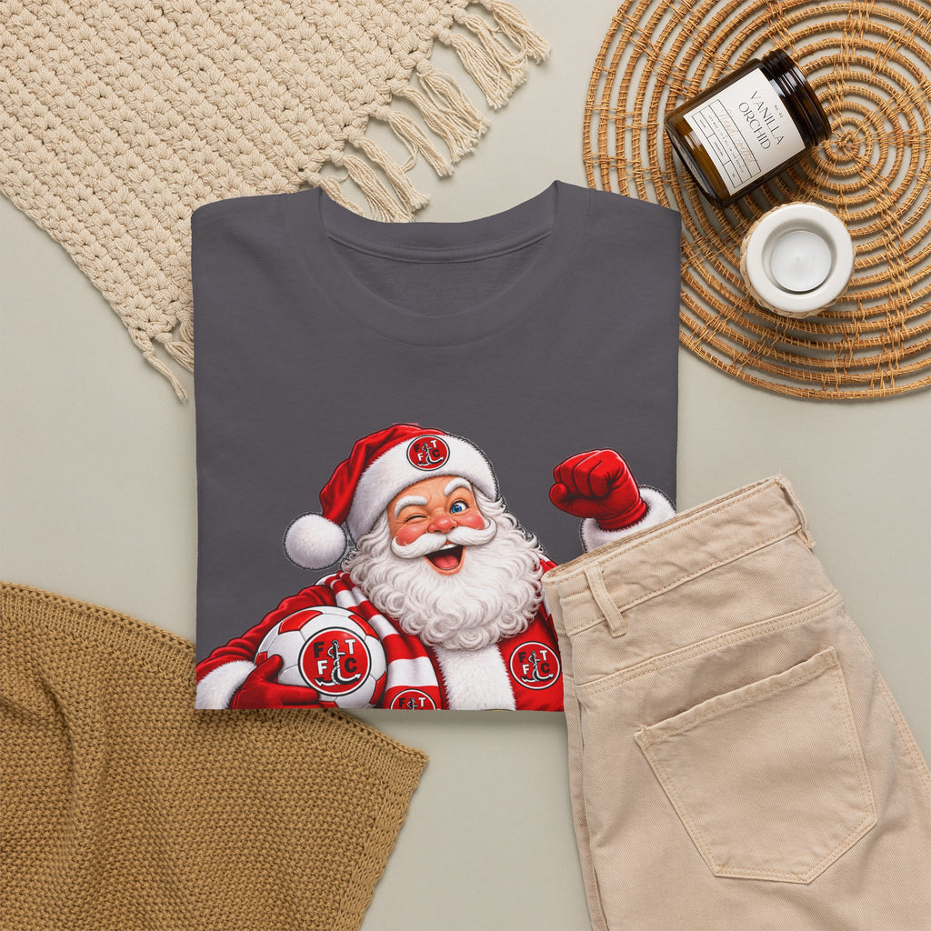 Santa Is a Fleetwood Fan Cotton T-Shirt