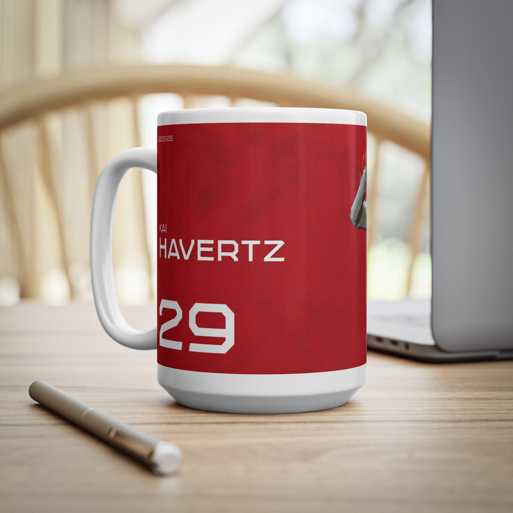 Kai Havertz Arsenal Premier League Champions Ceramic Mug (11oz, 15oz)